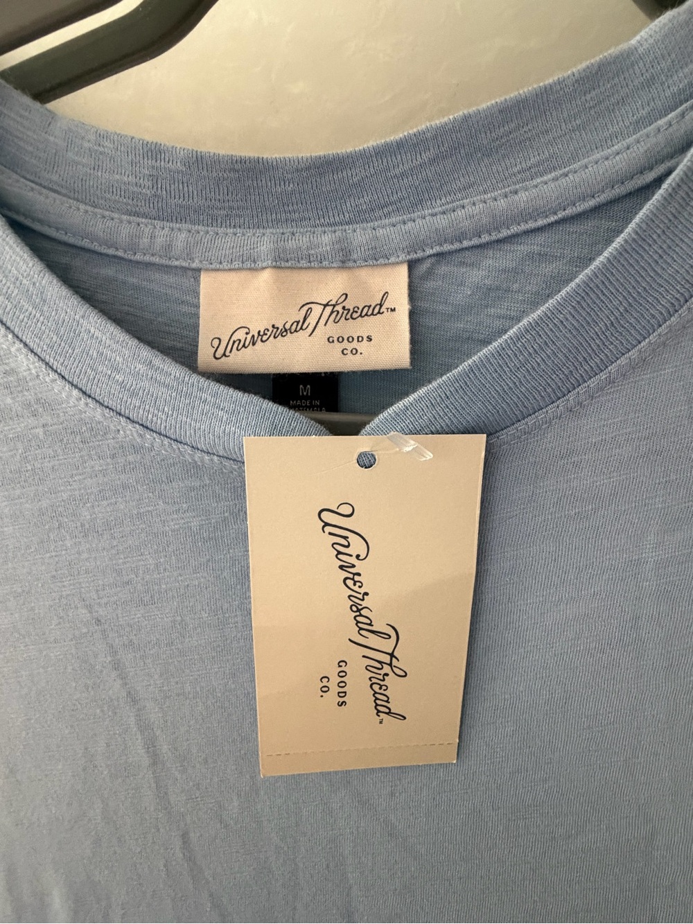 Universal Thread Light Blue Ruffle-Hem Sleeveless Tank - Picture 3 of 3